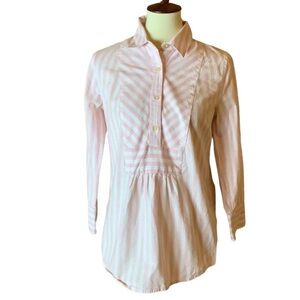 Vineyard Vines stripe mix popover tunic Pink Size XS